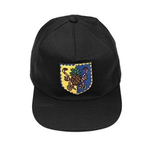 Gucci - Black Pineapple Crest Hat